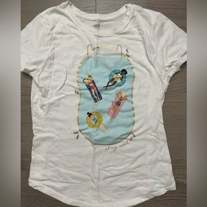 Old Navy Girls Swimming in Pool Shirt